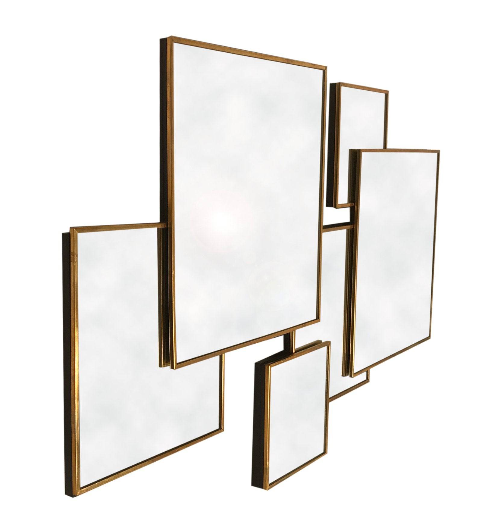 Gold Framed Multi Mirror - Square - Price Crash Furniture