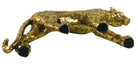 Gold Glitter Effect Leopard 27cm - Price Crash Furniture