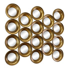 Gold Metal Multi Circle Wall Mirror 76cm - Price Crash Furniture