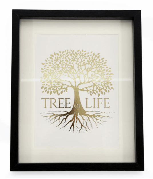 Gold Tree Of Life Print 25cm - Price Crash Furniture