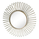 Gold Wire 3D Accent Mirror 47cm - Price Crash Furniture