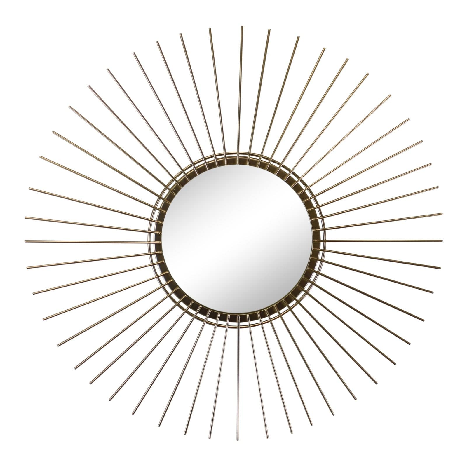 Gold Wire Sunburst Accent Mirror 50cm - Price Crash Furniture