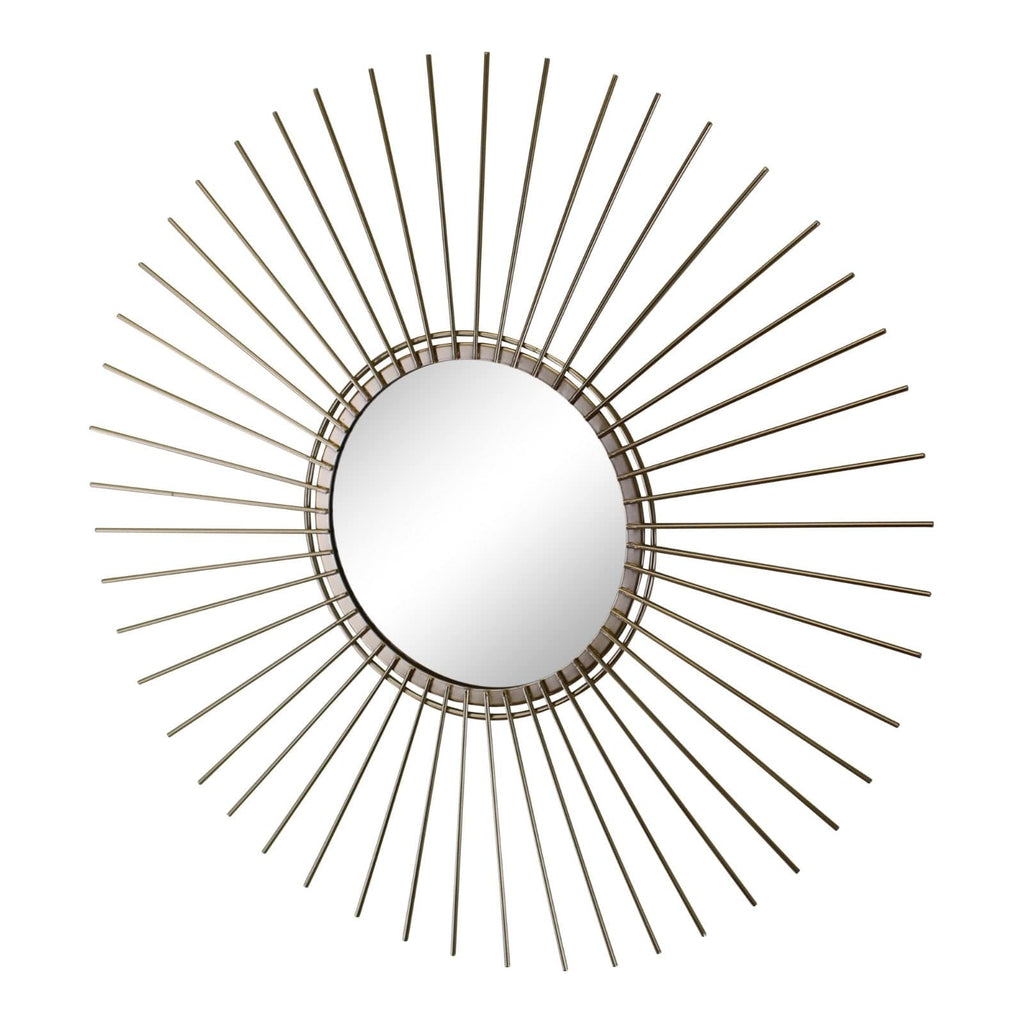 Gold Wire Sunburst Accent Mirror 50cm - Price Crash Furniture