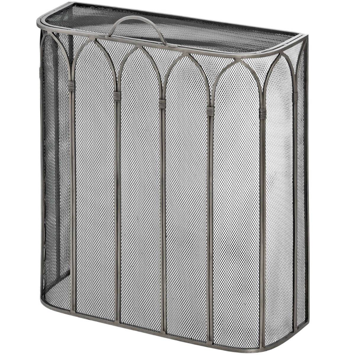 Gothic Antique Pewter Firescreen - Price Crash Furniture