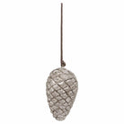 Hanging Silver Pinecone - Price Crash Furniture