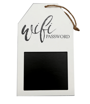 Hanging Wi-Fi Password Plaque 25cm - Price Crash Furniture
