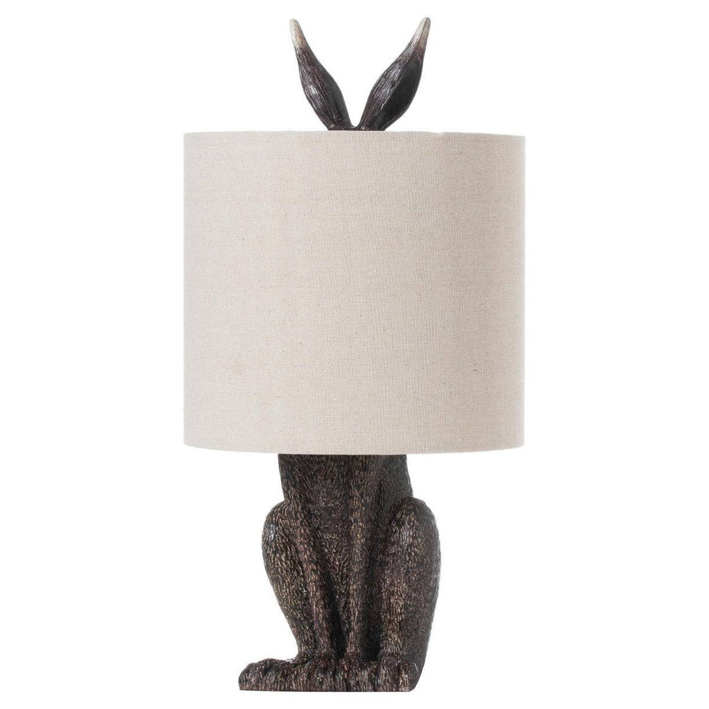 Hare Table Lamp With Linen Shade - Price Crash Furniture