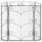 Heavy Large Antique Silver Fire Screen - Price Crash Furniture