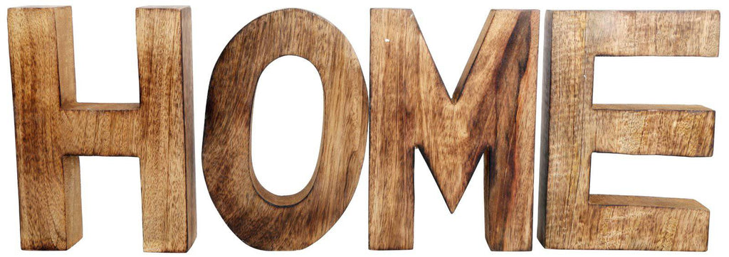 HOME Wooden Letters Sign - Price Crash Furniture