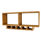 Kitchen Shelving Unit With Storage For Wine Glasses - Price Crash Furniture