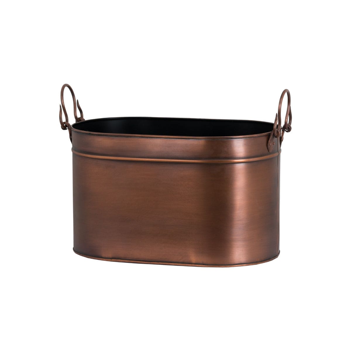 Large Copper Log Bucket - Price Crash Furniture