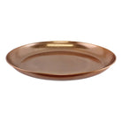 Large Decorative Copper Metal Tray With Etched Design, 42cm - Price Crash Furniture