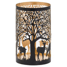Large Glowray Stag In Forest Lantern - Price Crash Furniture