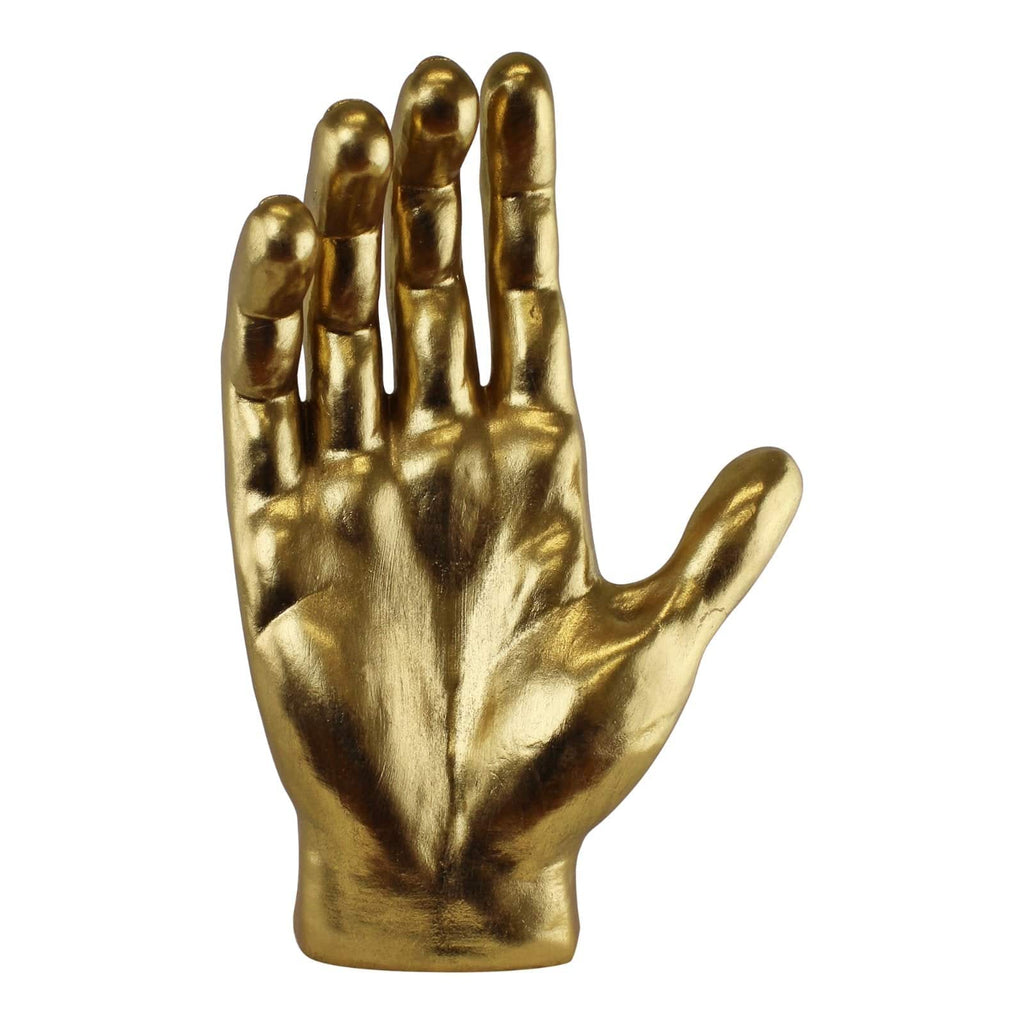 Large Gold Decorative Hand Ornament - Price Crash Furniture