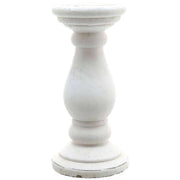 Large Matt White Ceramic Candle Holder - Price Crash Furniture