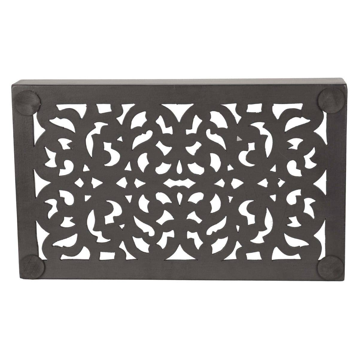 Large Rectangular Carved Louis Tray - Price Crash Furniture