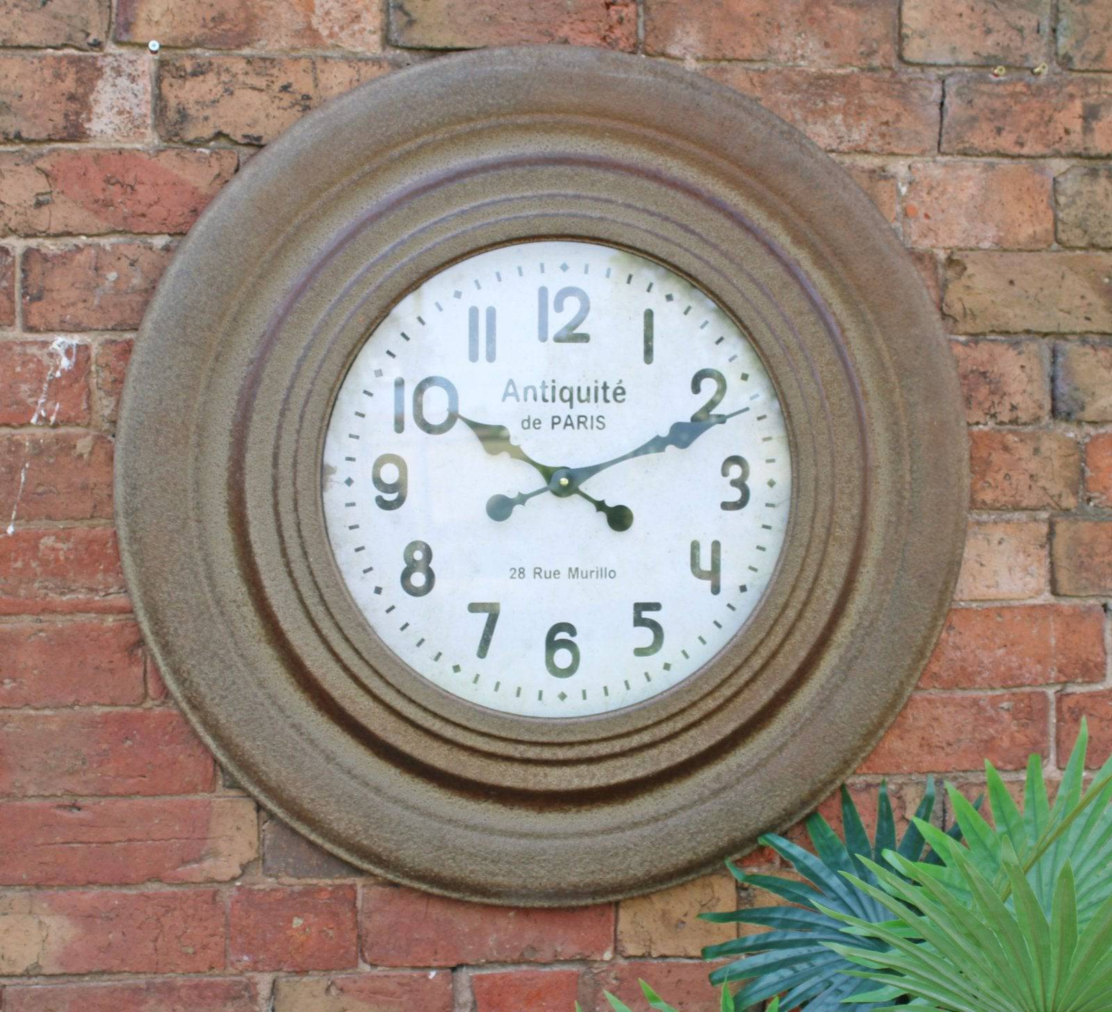 Large Rustic Wall Clock 75cm - Price Crash Furniture