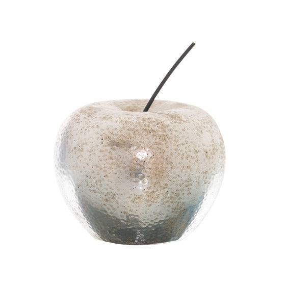 Large Silver Apple Ornament - Price Crash Furniture