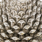 Large Silver Pinecone Candle Holder - Price Crash Furniture