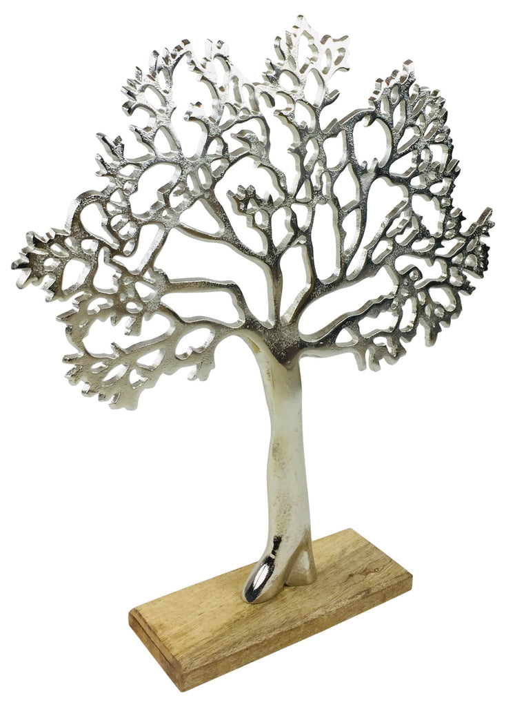 Large Silver Tree of Life Ornament 42cm - Price Crash Furniture