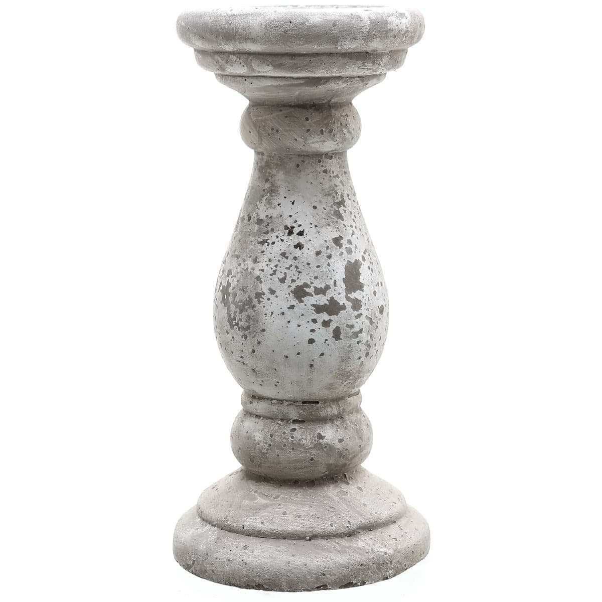 Large Stone Ceramic Candle Holder - Price Crash Furniture