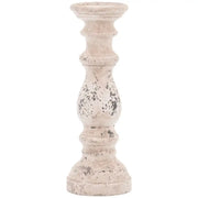 Stone Ceramic Column Candle Holder - Price Crash Furniture
