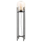 Large Vintage Industrial Glass Glow Lamp - Price Crash Furniture