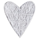 Large White Willow Branch Heart - Price Crash Furniture