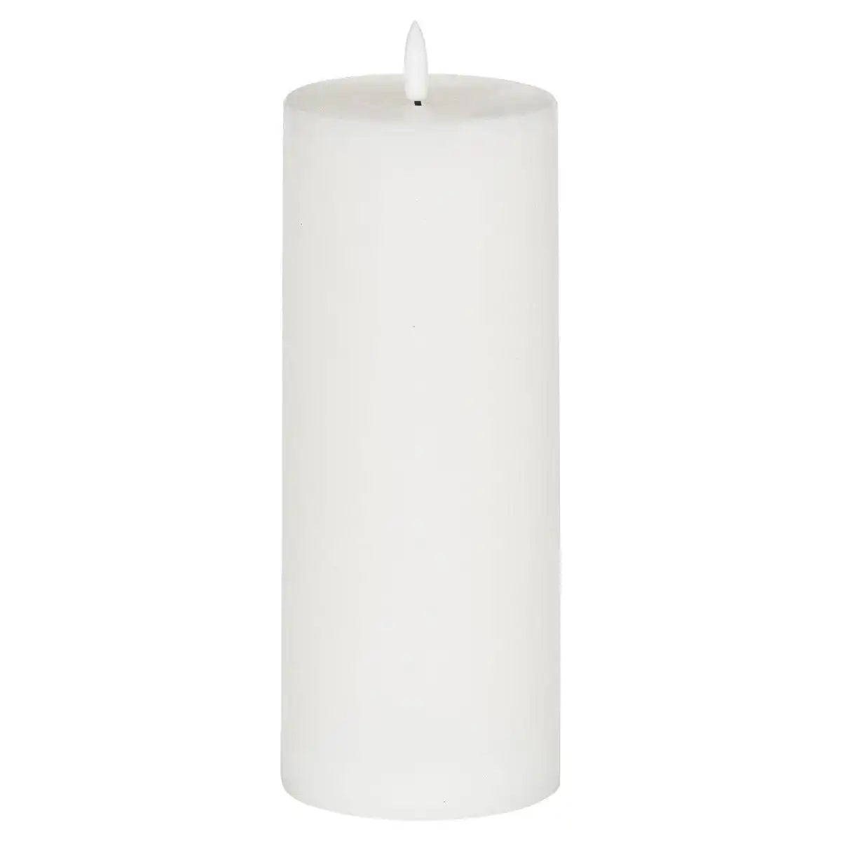 Luxe Collection Natural Glow 3.5x9 LED White Candle - Price Crash Furniture