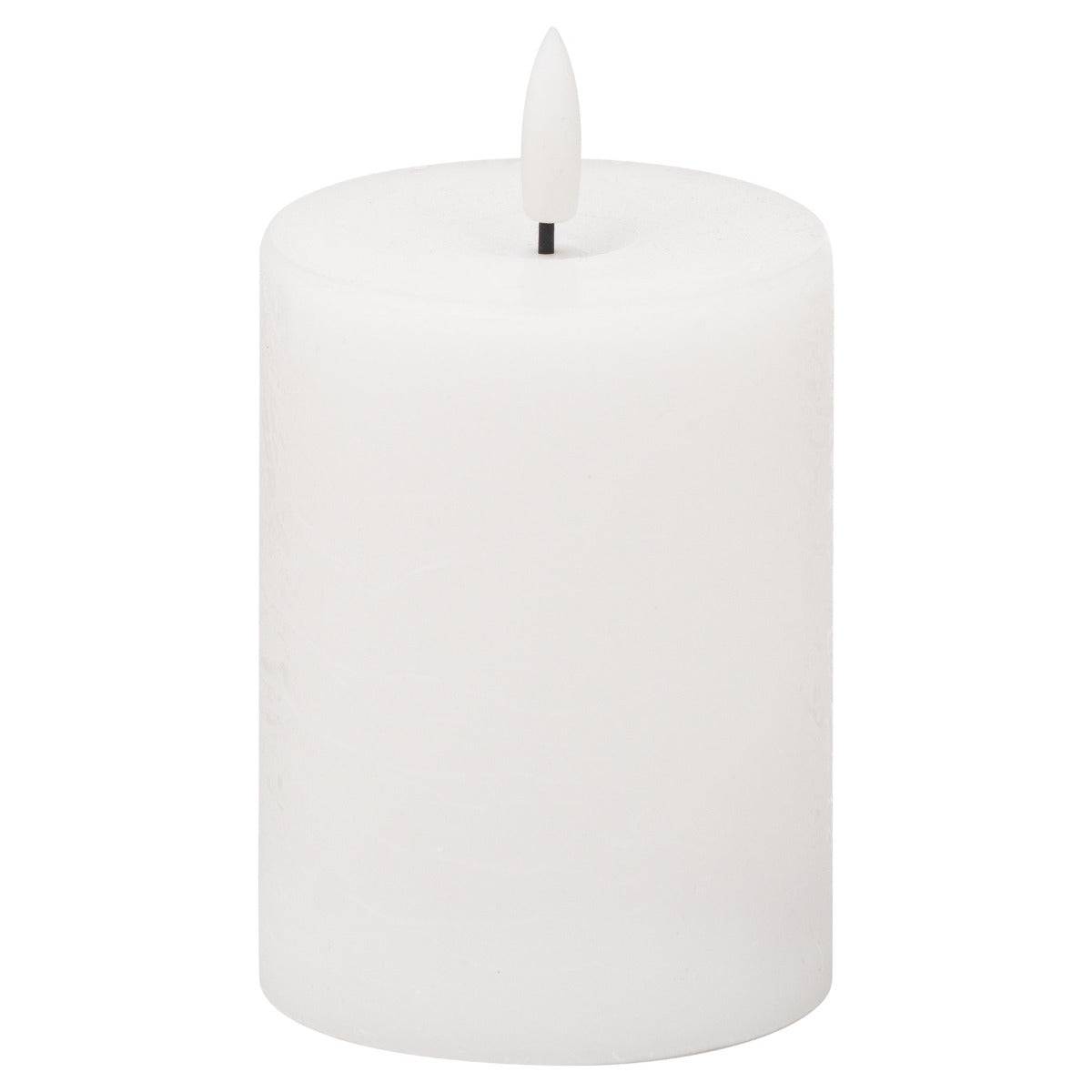 Luxe Collection Natural Glow 3x4 LED White Candle - Price Crash Furniture