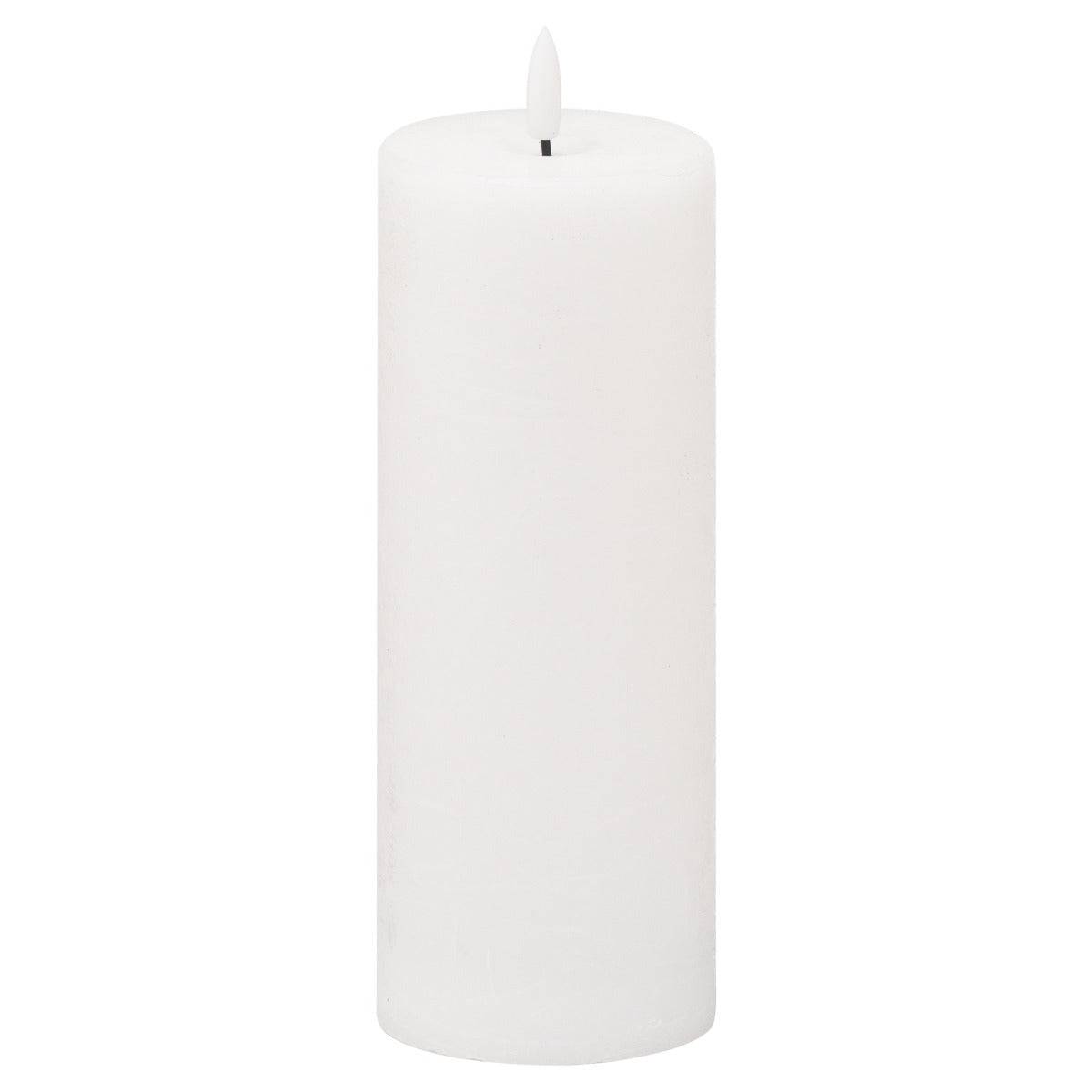 Luxe Collection Natural Glow 3x8 LED White Candle - Price Crash Furniture