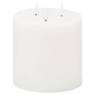 Luxe Collection Natural Glow 6x6 LED White Candle - Price Crash Furniture