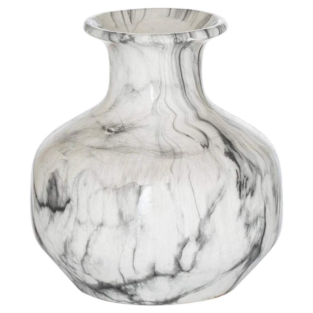 Marble Squat Vase - Price Crash Furniture