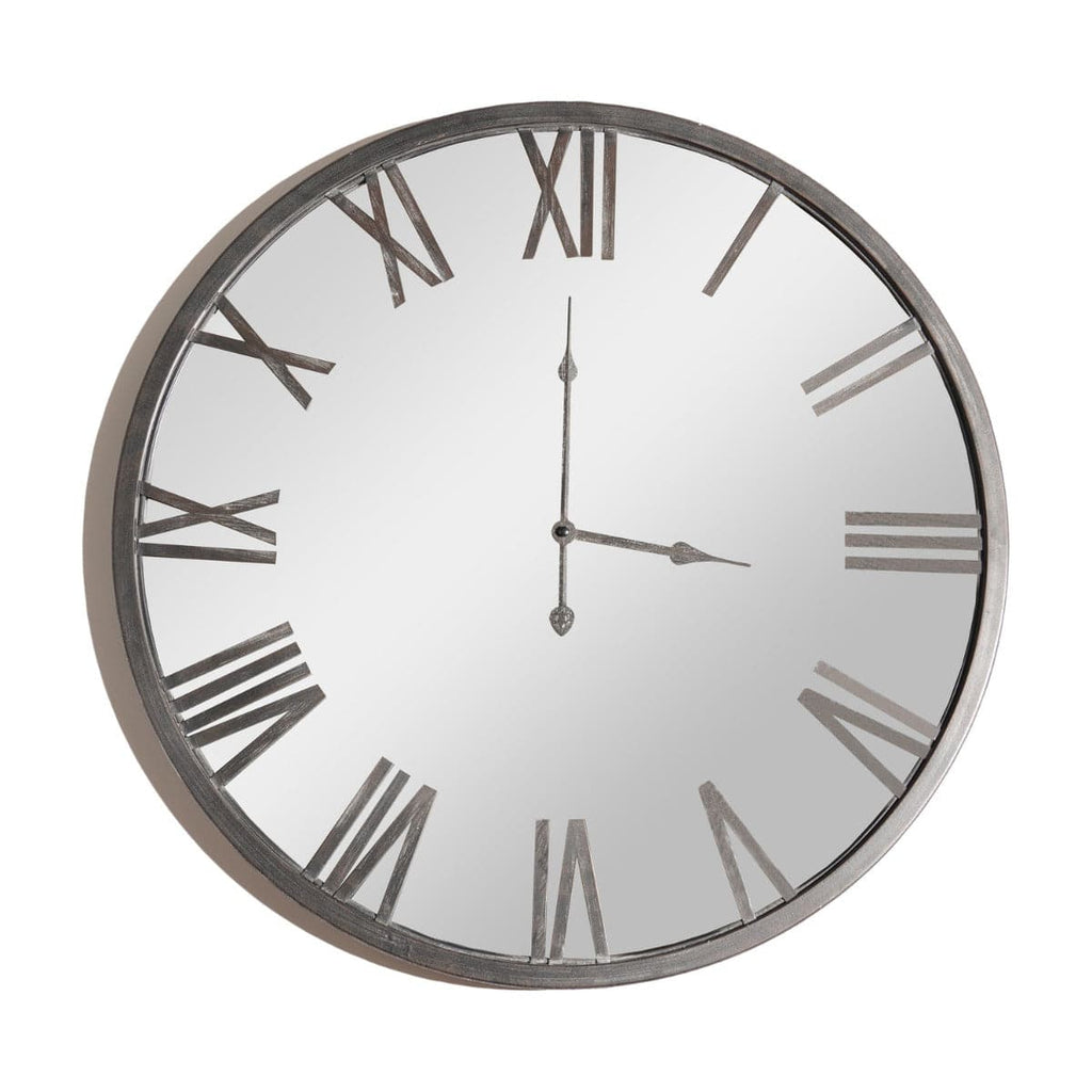 Marston Mirrored Wall Clock - Price Crash Furniture