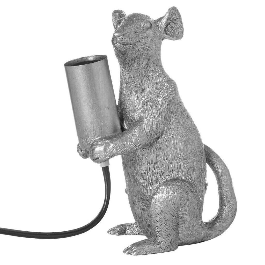 Marvin The Mouse Silver Table Lamp - Price Crash Furniture
