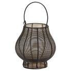 Medium Glowray Bulbous Wire Lantern - Price Crash Furniture