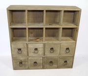 Multidrawer Storage Unit Ring Handle 51 x 13 x 51cm - Price Crash Furniture