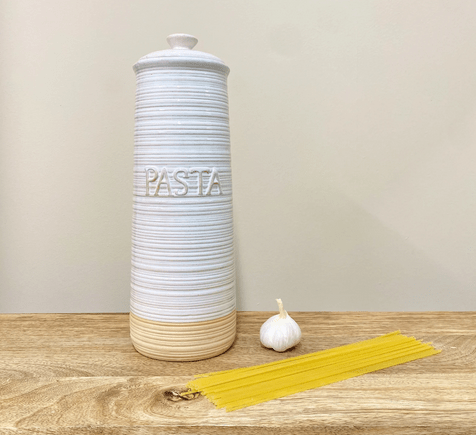 Natural Ceramic Pasta Pot 33cm - Price Crash Furniture