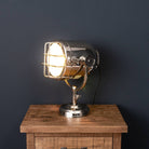 Nickel Industrial Spotlight Table Lamp - Price Crash Furniture