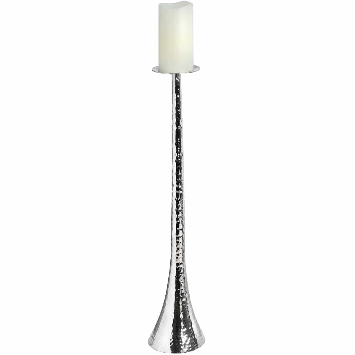 Nickle Candle Pillar - Large - Price Crash Furniture