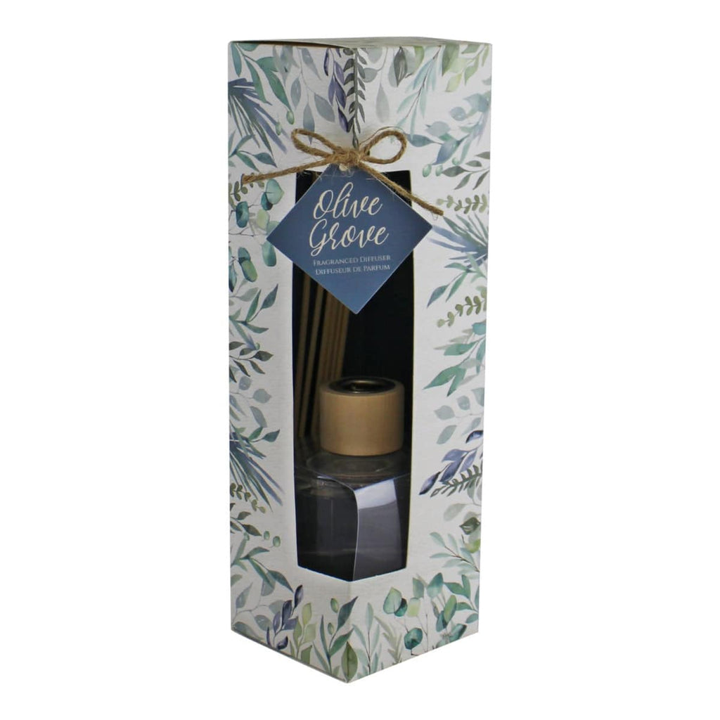 Olive Grove Fragrance Diffuser With Reeds, 100ml - Price Crash Furniture