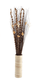 Plaited Dried Palm Leaf Arrangement In A Vase 150cm - Price Crash Furniture