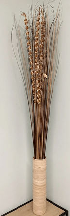 Plaited Dried Palm Leaf Arrangement In A Vase 150cm - Price Crash Furniture