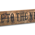 Pop Fizz Clink Drink Rustic Wooden Message Plaque - Price Crash Furniture