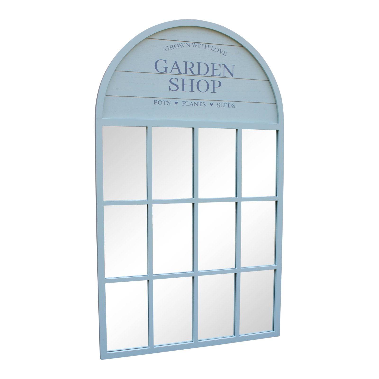 Potting Shed Mirror, Green, 60x100cm - Price Crash Furniture