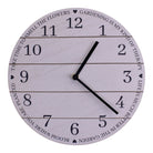 Potting Shed Wall Clock in Rustic White - Price Crash Furniture