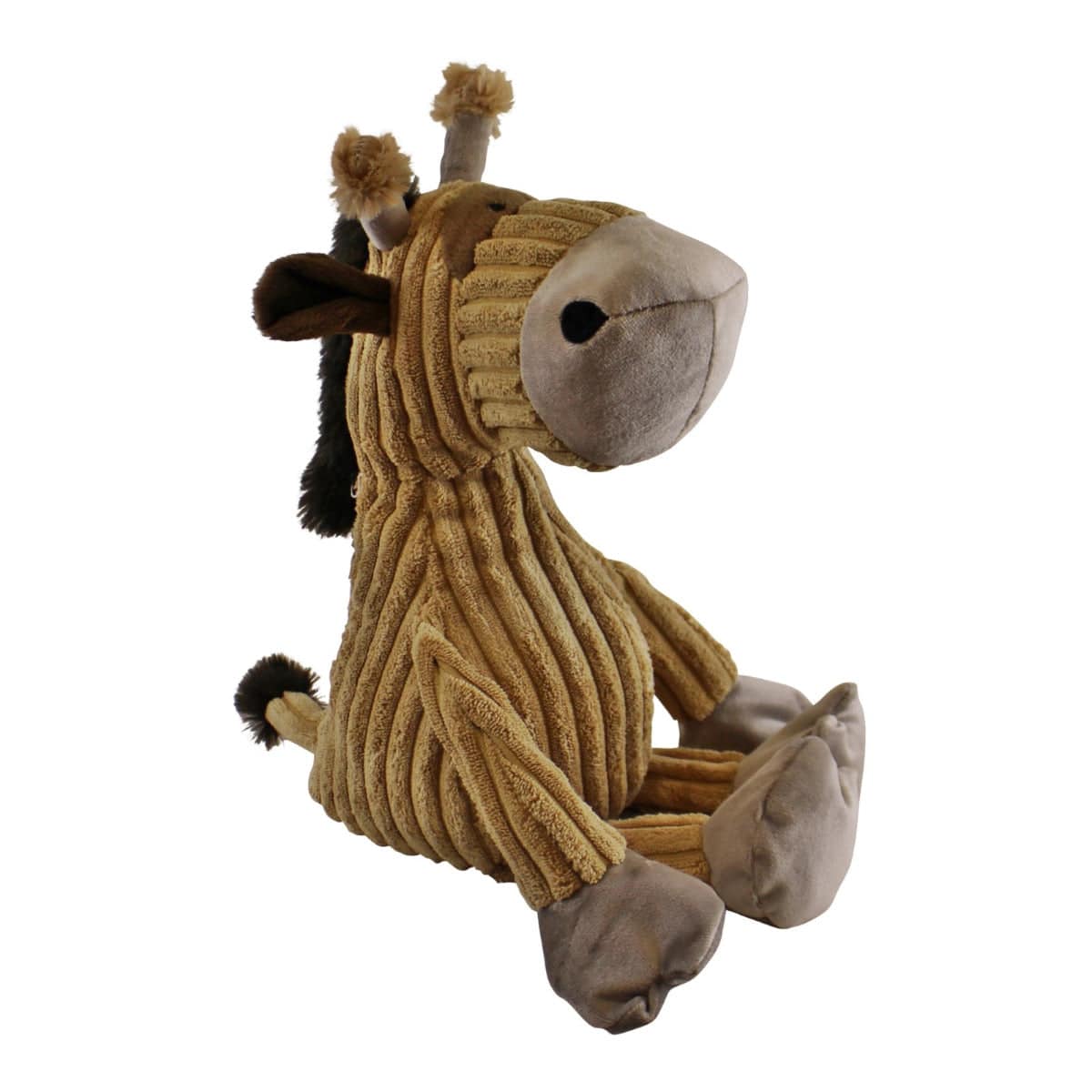 Ribbed Fabric Giraffe Doorstop, 28cm - Price Crash Furniture