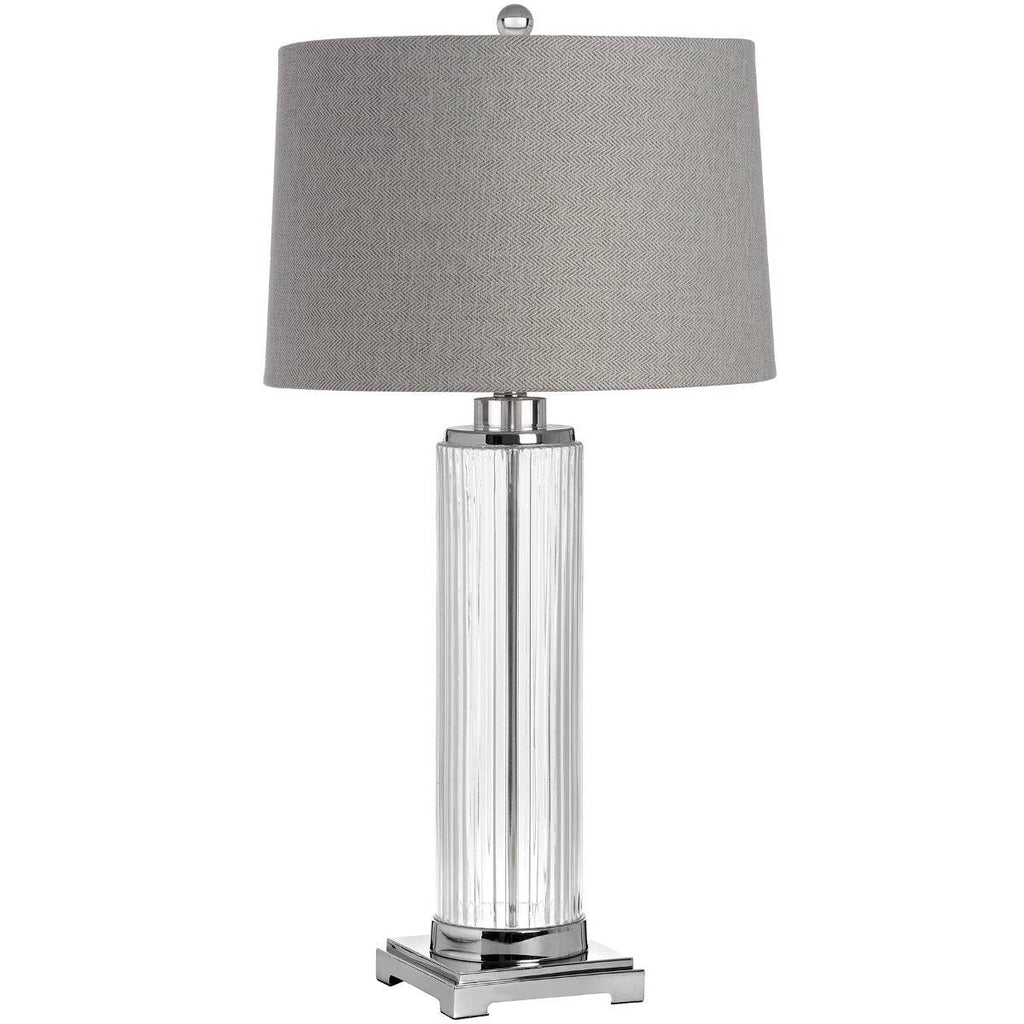 Roma Glass Table Lamp - Price Crash Furniture