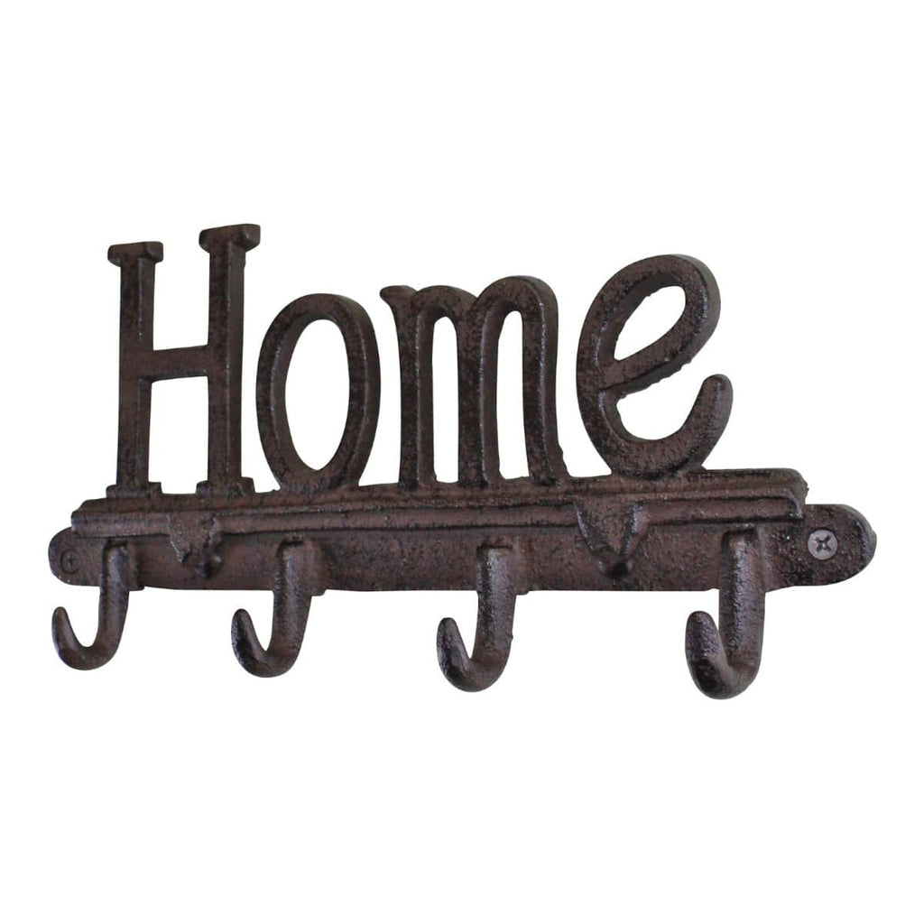 Rustic Cast Iron Wall Hooks, Home Design With 4 Hooks - Price Crash Furniture
