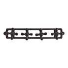 Rustic Cast Iron Wall Hooks, Tap Design With 4 Hooks - Price Crash Furniture